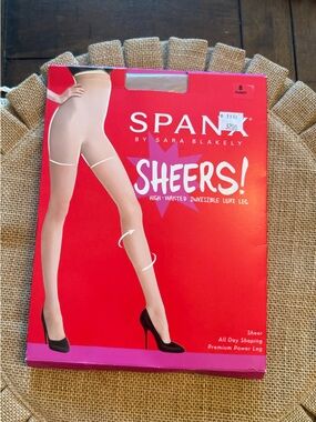 SPANX Sheers High-Waisted Shaping Short in Nude